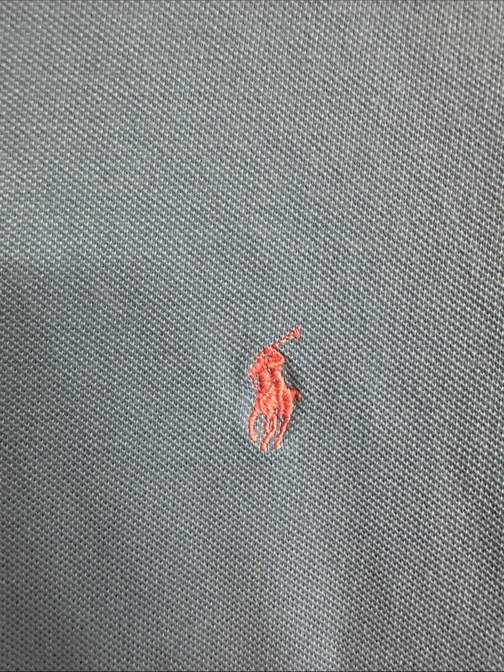 Polo by Ralph Lauren Sky Blue Polo with Pink Pony